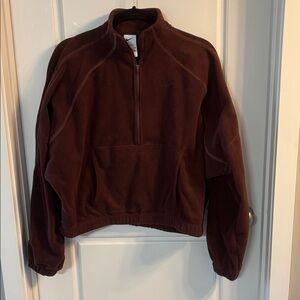 Nike Burgundy Half-Zip Fleece